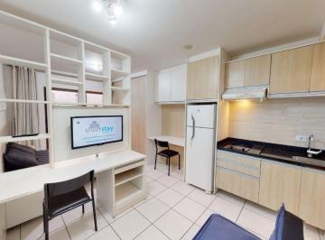 Apartamento de 1 quarto, · Apartamento Studio Mobiliado - Aluguel Curitiba por Período Flexível