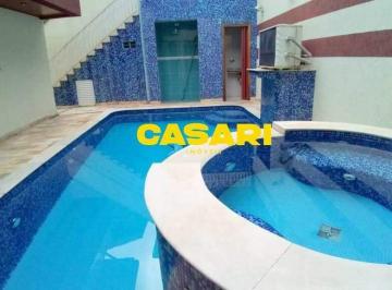 Casa · 300m² · 7 Quartos · 6 Vagas · Sobrado com 7 dormitórios e área de lazer à venda e locação no Parque Espacial – São Bernardo do Cam