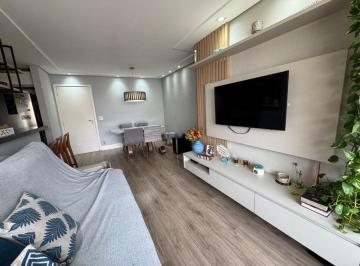 Apartamento · 85m² · 3 Quartos · 2 Vagas · Apartamento Mobiliado para Locação com 3 Dormitórios, Varanda Gourmet e Lazer Completo – Centro | Sã