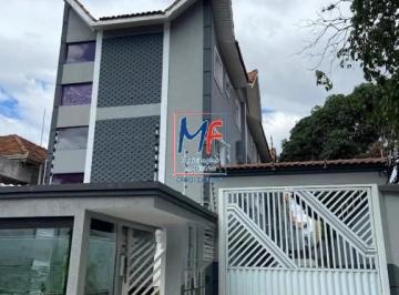Casa · 100m² · 2 Quartos · Excelente sobrado fechado em Santo André, mobiliado , reformado, desocupado , com 2 dorms( 1 suite) 