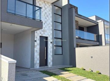 Casa · 128m² · 3 Quartos · 2 Vagas · Sobrado Novo à Venda em São José dos Pinhais – Bai