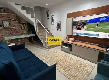 Casa · 179m² · 3 Quartos · 4 Vagas · Sobrado à venda no Jordanópolis – São Bernardo do Campo | 3 dormitórios (1 suíte) | Área gourmet | 3