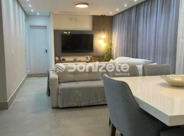 Sala · Apartamento Mobiliado de Alto Padrão para Locação | Jardim – Santo André