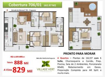 Apartamento de 3 quartos, Rio de Janeiro · Freguesia - cobertura 3 quartos + 2 vagas + infra e muito mais apenas 829 mil