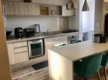 Cozinha · Apartamento com 2 dormitórios à venda, 64 m² por R$ 650.000,00 - Olímpico - São Caetano do Sul/SP