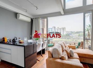 Apartamento · 70m² · 2 Quartos · 1 Vaga · Flat com ótimo preço no bairro Brooklin. Confira!
