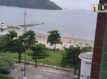 fe32ad5718107506f61c3acd44ab60362d9d1b24 · Apto vista mar com 2 dorm, dep., andar alto, Aparecida, Santos/SP
