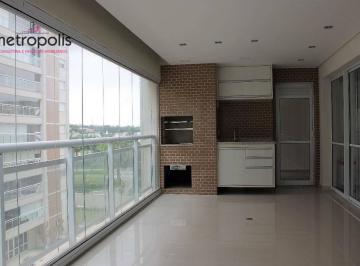 Varanda gourmet · Apartamento com 4 dormitórios para alugar, 179 m² por R$ 16.276,38/mês - Cerâmica - São Caetano do S