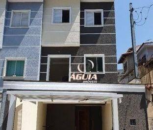 306bf96cda9ca157ea155a7e618b9544ef08ecb7 · Sobrado com 2 dormitórios à venda, 75 m² por R$ 430.000,00 - Parque Jaçatuba - Santo André/SP