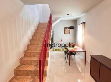 Sala de jantar · Cobertura, 96 m² - venda por R$ 665.000,00 ou aluguel por R$ 4.234,00/mês - Nova Gerti - São Caetano