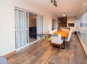 varanda · Apartamento com 4 dormitórios à venda, 242 m² por R$ 4.000.000,00 - Santo Antônio - São Caetano do S