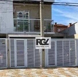 2c4cd550020bf591286b408f781f219183a13fb1 · Casa com 3 dormitórios à venda por R$ 750.000,00 - Marapé - Santos/SP
