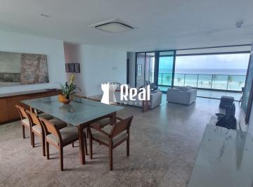 Apartamento · 242m² · 3 Quartos · 4 Vagas · D´azur - Semi Mobiliado - Vista Mar - Luxo