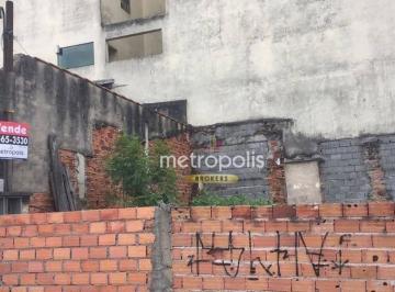 Fachada · Terreno para alugar, 121 m² por R$ 2.198,60/mês - Nova Gerti - São Caetano do Sul/SP
