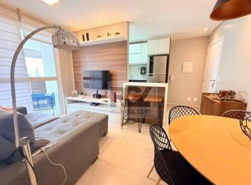 6ed10fa59e0c83236cac2356f37d1aa494aebf22 · Apartamento com 1 dormitório à venda, 49 m² por R$ 650.000,00 - Ponta da Praia - Santos/SP