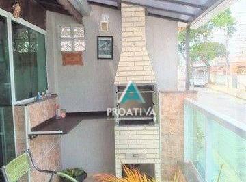 784dcff2e83202218b6d92aace68e8292dfca85e · Casa com 3 dormitórios à venda, 121 m²  - Parque Erasmo Assunção - Santo André/SP