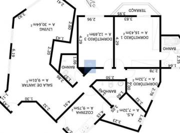 Apartamento · 122m² · 3 Quartos · 2 Vagas · Apartamento com 3 dorms, Chácara Klabin, São Paulo - R$ 1.2 mi, Cod: 91