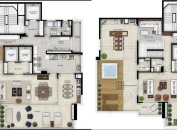 Apartamento de 4 quartos, São Paulo · Lindenberg Itaim Cobertura 521m 4 suítes 7wc 4 vagas 25º Andar