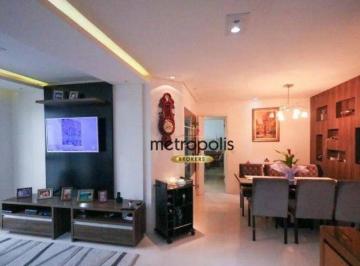 Sala · Apartamento com 3 dormitórios à venda, 91 m² por R$ 940.000,00 - Santo Antônio - São Caetano do Sul/
