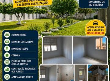 202605230812592316.png · Apartamento para Venda em Rio Grande, Cidade Nova, 2 dormitórios, 1 banheiro