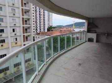 Apartamento de 4 quartos, Santos · Apartamento alto padrão 4 dorms 2 suítes c/ 186 m² 3 vagas de garagem e lazer!