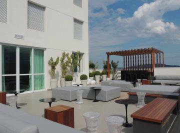 Apartamento de 2 quartos, Santos · Apartamento novo 2 dormitórios suíte  na quadra da Praia 1 vaga com serviços