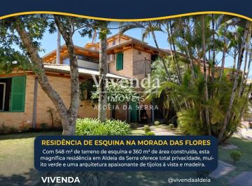 Casa · 360m² · 4 Quartos · 2 Vagas · Residência Esquina - Aldeia da Serra