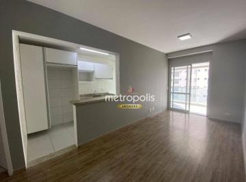 Sala · Apartamento com 2 dormitórios para alugar, 75 m² por R$ 4.999,23/mês - Barcelona - São Caetano do Su