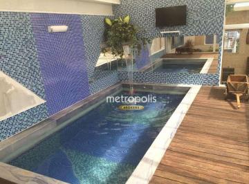 Piscina · Apartamento Triplex com 4 dormitórios à venda, 357 m² por R$ 3.100.000,00 - Santa Paula - São Caetan