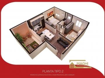 Planta tipo 2 · Apartamento com 42 m² e 02 Dormitórios em Salto SP Tigo Monte Serrat Salto