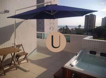 299f1ddbad04d288db7665125c5abc6baf591360 · Cobertura com 3 dormitórios à venda, 140 m² - Solemar - Praia Grande/S