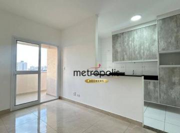 Sala 02 Ambientes · Apartamento com 1 dormitório para alugar, 52 m² por R$ 3.029,60/mês - Barcelona - São Caetano do Sul