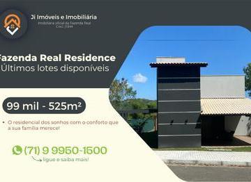 Terreno , Simões Filho · Lotes de R$ 110 mil na Fazenda Real Bahia - Valor à vista