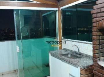 Cobertura com area gourmet · Cobertura à venda, 100 m² por R$ 601.000,00 - Nova Gerti - São Caetano do Sul/SP