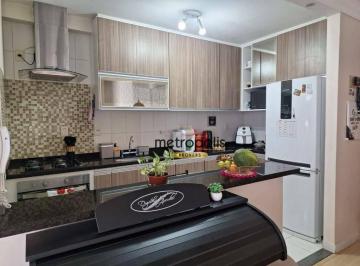Cozinha · Apartamento à venda, 54 m² por R$ 310.000,00 - Jardim Santo André - Santo André/SP