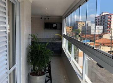 Apartamento · 60m² · 2 Quartos · 1 Vaga · Apartamento com 2 dorms, Caiçara, Praia Grande - R$ 373 mil, Cod: 1057