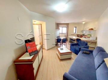 Apartamento · 45m² · 1 Quarto · 1 Vaga · Flat à venda nos Jardins totalmente mobiliado e com serviços.
