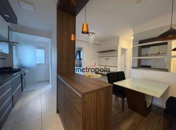 Cozinha · Apartamento com 2 dormitórios para alugar, 60 m² por R$ 4.111,00/mês - Santa Paula - São Caetano do