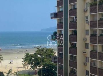 Vista da Sala · Apartamento com 2 dormitórios para alugar, 88 m² por R$ 5.500,00/mês - Boqueirão - Santos/SP