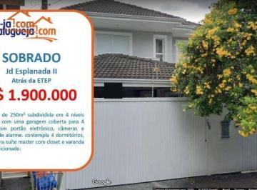 4d5944cb68ba6c0ed06e7d72ff2ab1fbd15da2c4 · Sobrado com 4 dormitórios à venda, 250 m² por R$ 1.900.000,00 - Jardim Esplanada II - São José dos C