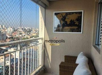 Varanda · Apartamento com 2 dormitórios à venda, 70 m² por R$ 750.000,00 - Barcelona - São Caetano do Sul/SP