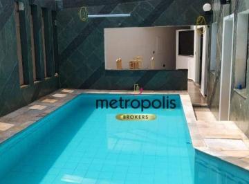 Piscina · Sobrado com 4 dormitórios para alugar, 450 m² por R$ 15.332,00/mês - Jardim São Caetano - São Caetan