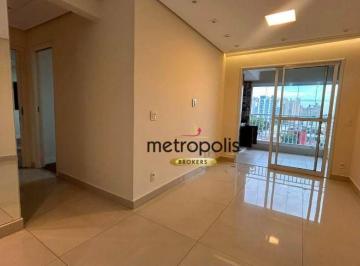 Sala · Apartamento com 2 dormitórios para alugar, 70 m² por R$ 4.632,15/mês - Centro - São Caetano do Sul/S