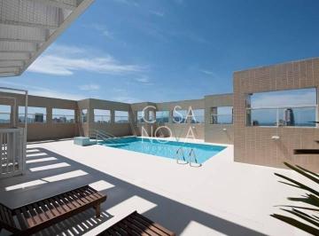 Piscina · Apartamento com 1 dormitório para alugar, 45 m² por R$ 3.400,00/mês - Campo Grande - Santos/SP