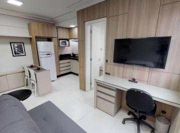 Apartamento de 1 quarto, Curitiba · Apartamento Studio Mobiliado para Aluguel por Período Flexível