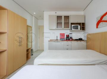 Apartamento · 24m² · 1 Quarto · 1 Vaga · Flat mobiliado à venda na Vila Mariana com vaga, serviços e alto potencial de renda
