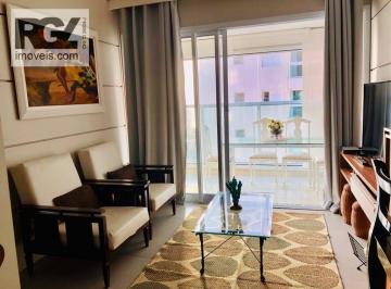 e65dab43ea45ee79552cf9fe1c704433ab9139be · Apartamento com 1 dormitório para alugar, 48 m² por R$ 4.500,00/mês - Ponta da Praia - Santos/SP