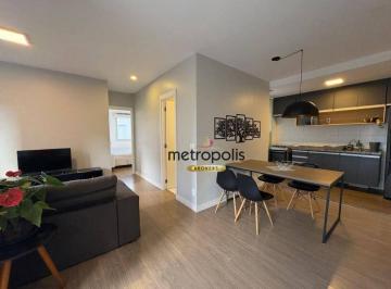 Sala · Apartamento com 2 dormitórios, 68 m² - venda por R$ 910.000,00 ou aluguel por R$ 5.798,19/mês - Cerâ