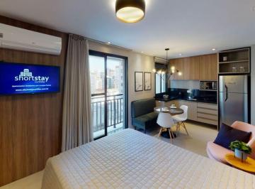 Apartamento de 1 quarto, Curitiba · Apartamento Studio Mobiliado para Aluguel por Período Flexível