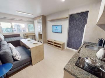 Apartamento de 1 quarto, Curitiba · Apartamento Studio Mobiliado para Aluguel por Período Flexível